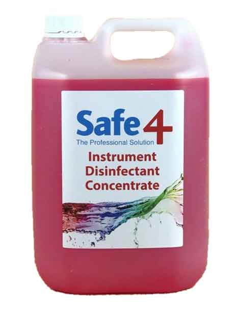 Safe4 Instrument Disinfectant Concentrate