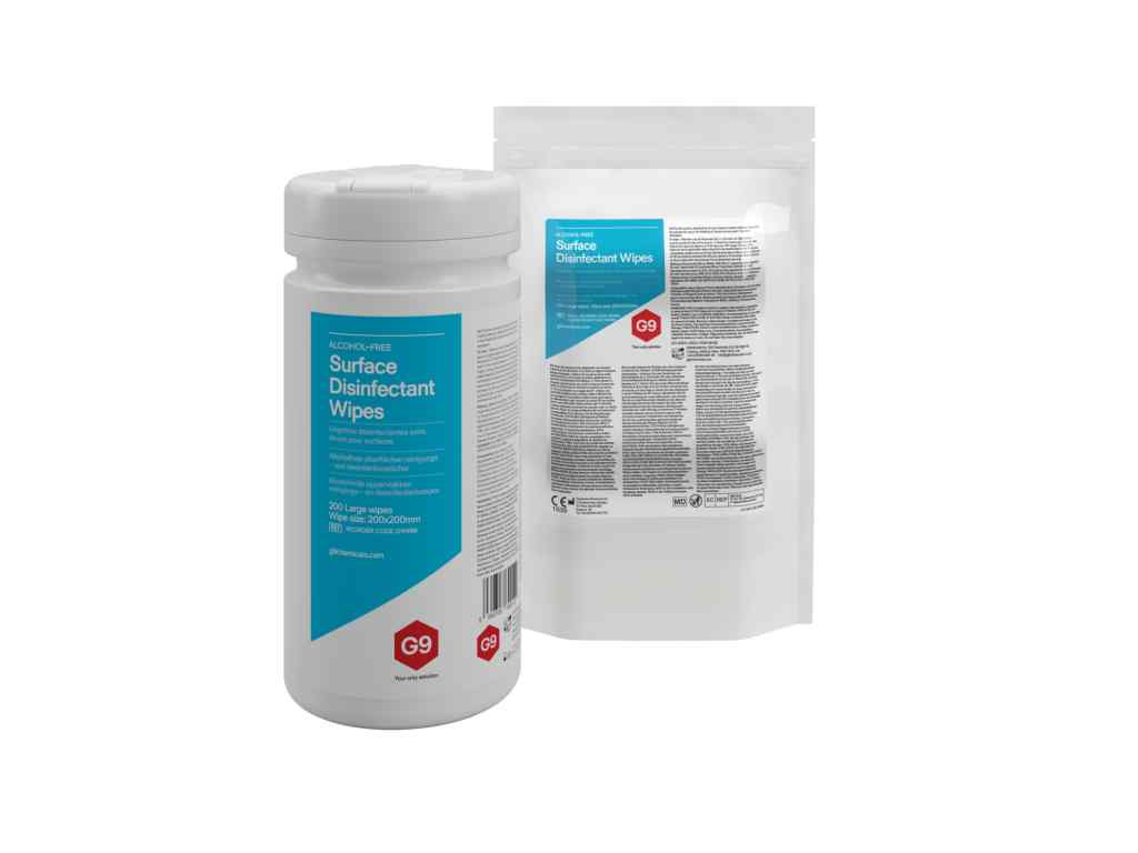 G9 Alcohol Free Surface Wipes