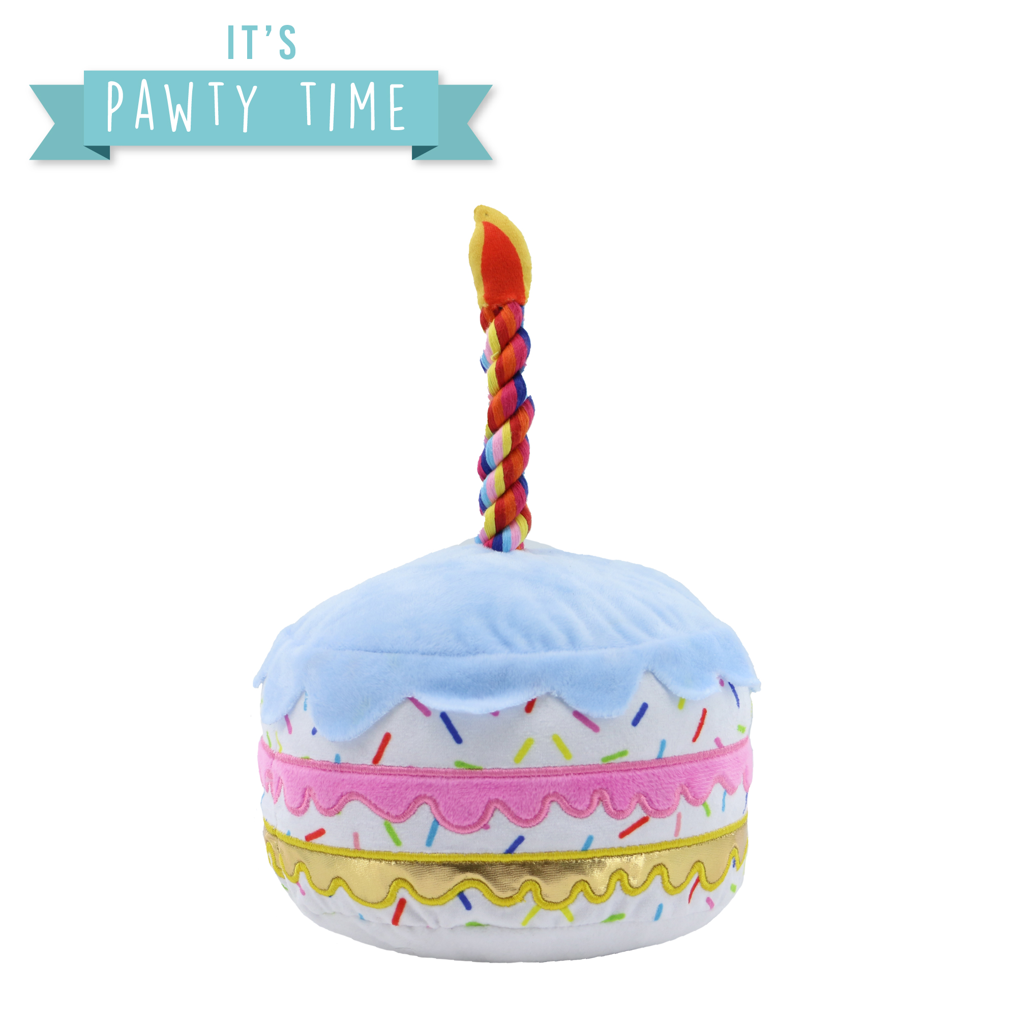 Its My Birthday Pawty Sprinkle Cake
