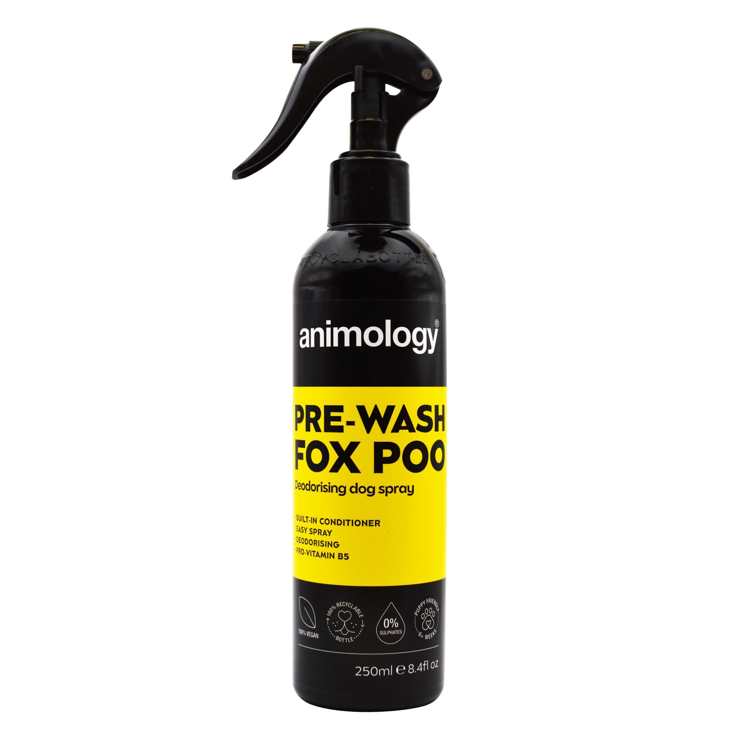 Animology Pre Wash Fox Poo Spray National Veterinary Services