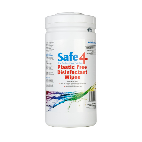 Safe4 Plastic Free Wipes Tub