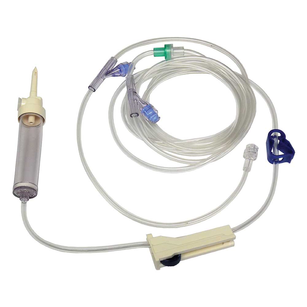 Optima Extra Long Needle-Free T Port Giving Set